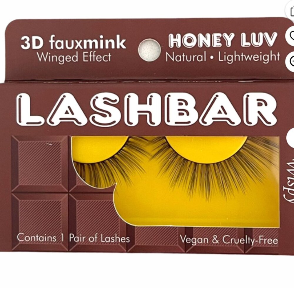 Honey Luv 3D Fauxmink False Strip Eyelashes